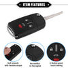 Mitsubishi Keyless Entry Remote Key Cover (No Chip)