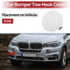 BMW X5 F15 M (2014-2018) White 1 Pc Front Bumper Tow Hook Cover