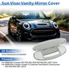 BMW Mini Cooper (2007-2013) Gray Sun Visor Vanity Mirror Cover