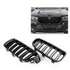 BMW 3-Series F30 F35 Dual Slat Gloss Black Grills (2012-2016)