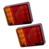 Trailer Truck 8" LED Rear Tail Lights