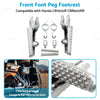 Honda CB1000R CBR600RR CBR1000RR Silver Front Foot Pegs (2008-2023)