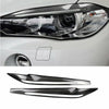 BMW X5M X6M F15 F16 F85 F86 Black Headlight Eyelid Covers (2014-2018)