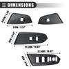 Honda CRV 2017-2022 Carbon Fiber Window Switch Panel Cover Trim