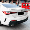 BMW 4 Series G22 (2020-2024) Carbon Style Rear Boot Spoiler Lip