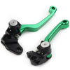 Suzuki RM125 RM250 RM85 CNC Green Pivot Brake Clutch Levers