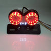 Motor Integrated Tail Light Dual Turn Signal Brake License Plate Lamp