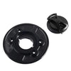 BMW S1000RR, S1000R, HP2 SPORT Black Fuel Gas Tank Cap Cover (2010-2016)