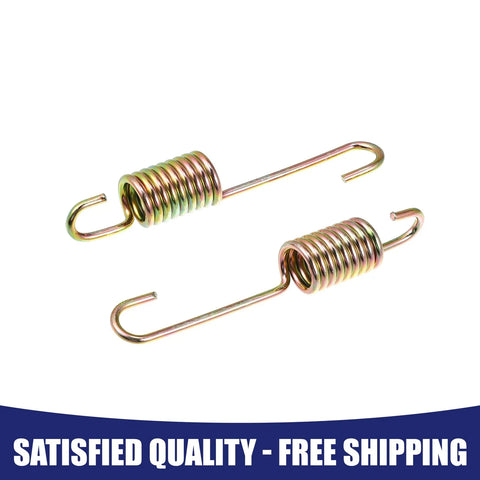 Suzuki 2 x 8cm Gold Tone Plated Steel Motorcycle Brake Pedal Return Spring