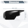 BMW E39 E46 Pair Rearview Mirror Cover Cap Black (1998 - 2005)