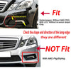Mercedes W212 E350 E400 E550 2 x DRL LED Daytime Running Lights (2010-2013)
