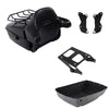 Harley Touring Black King Trunk Pad Mount Rack (2014-2025)
