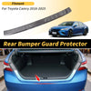 Toyota Camry 2018-2025 Silver Tone 1 x Pcs Rear Bumper Topper