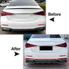 Mercedes Benz C Class W206 (2022-2024) Black Rear Bumper Spoiler Lip