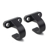 Yamaha YZ125 YZ250 YZ250F YZ450F YZ85 2 x Rear Brake Hose Clamp Guides Black