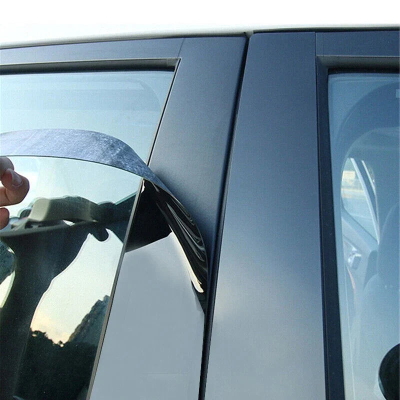 Lincoln Town Car 6 x Gloss Black Door Trim Covers (1998-2011)