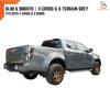Isuzu D-Max Dmax Ute 3" Grey Slim Fender Flares (2020-2023)