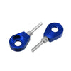 Honda 12mm Motorcycle Chain Axle Adjuster Tensioner 4pcs Blue