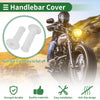 Motorcycle Grips / 7/8" / Hand Grips Cover White Checkered Rubber