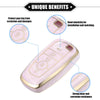 Ford Smart Key 5 Button - Durable TPU Pink Key Fob Cover