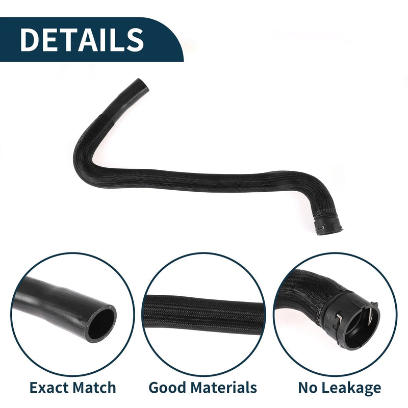 Volvo S80 (2010) - Rubber Black 1 Pcs Radiator Hose Water Pipe
