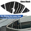 Toyota Camry Rear Window Gloss Black Vent Louver Covers (2018–2024)