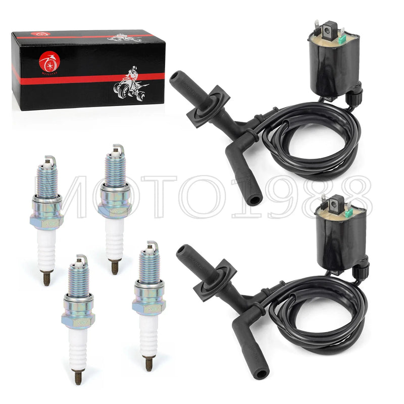 Honda Shadow Sabre 1100 VT1100C2 Ignition Coil Spark Plug + Cap (2000-2007)