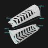 Harley Softail FatBoy Chrome Chin Fairing Spoiler Lower Radiator Cover (18-24)