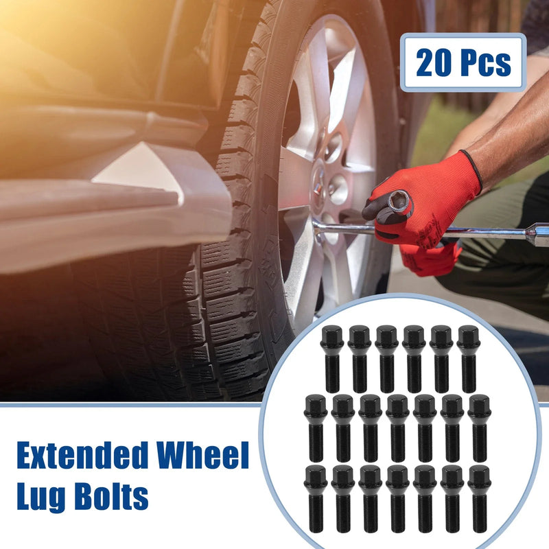 BMW 20 x M14x1.25 Extended Wheel Lug Bolts 40mm Shank