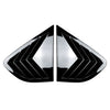 BMW X4 Glossy Black Rear Window Louver Cover (2014-2018)