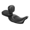 Harley Street Road Glide Black Driver Passenger Seats & Rider Pad (09-23)