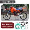 Honda CR80R Piston w/ Ring Kit Gaskets Top End Rubuild Kit (1992–2002)
