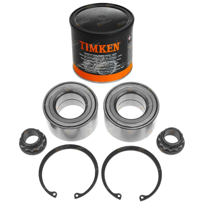 Prius C NHP10R 1NZ-FXE 2 x Front Wheel Bearing Kits + Grease (2012–2017)