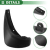Hyundai Accent (2007-2010) with Mount Accessories Mud Flaps Splash Guards