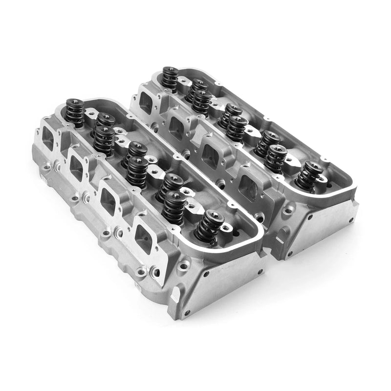 Chevy BBC 454 CNC Solid Flat Assembled Cylinder Heads