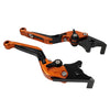 Honda CBR600RR CBR1000RR Extendable Brake Clutch Levers  Orange (07-22)