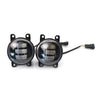 Honda Nissan Subaru Ford Dual Color White/Yellow LED Fog Lights