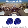 Motorcycle Motorcycle Mirror Hole Plugs Right Hand M10x1.25 Blue Screws