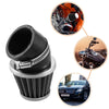 Motorcycle 50mm Elbow Conical Air Filter Cleaner Round Tapered