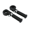1 1/4" Black Highway Engine Guards Crash Bar Foot Pegs