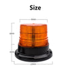 Car Auto Amber Magnetic 12V 24V Flashing Strobe LED Light