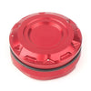 Kawasaki Yamaha Suzuki Honda Red 37MM CNC Rear Brake Fluid Reservoir Guard