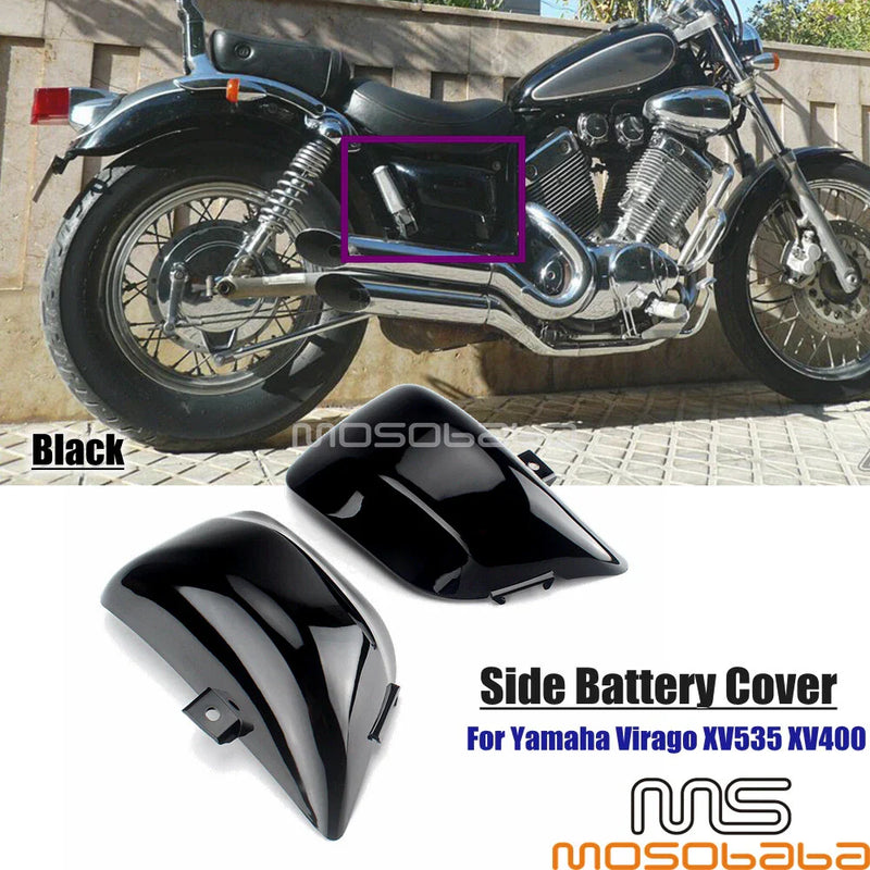 Yamaha Virago XV 535 XV 400 Motorcycle Battery Cover Panels (1987-1999)
