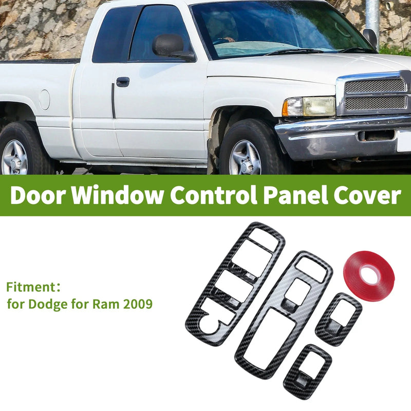 Dodge Ram 4 Pcs Window Switch Bezel Covers (2009)