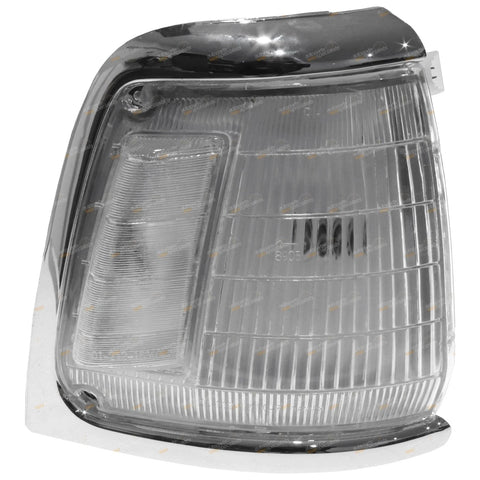 Toyota Hilux LN85 RN85 RH Chrome Corner Light with Clear Hump (1991–1997)