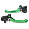 YAMAHA YZ 250F 426F 450F Pivot Green Brake Clutch Levers (2009-2020)