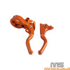 Harley Iron 883 Roadster Orange Handlebar Hand Brake Clutch Lever Kit (2014-2022)