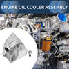 BMW 128i 1 Set Engine Oil Cooler Filter Housing with Sensors