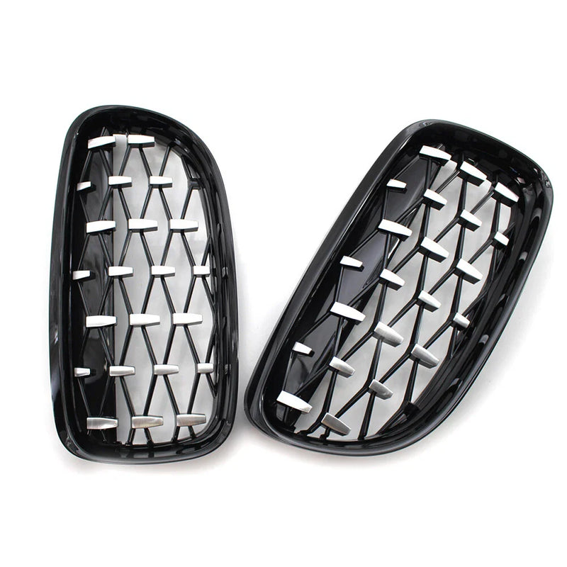 BMW 3 Series E90 E91 Diamond Front Kidney Grille (2008-2012)