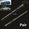 Car 2 x Reflective Car Body Graphics Vinyl Long Stripe Decals Sticker